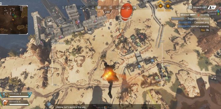 To use the red balloon, you have to get close to it and climb to the top right along the line - What are the Red Balloons used for in Apex Legends? - FAQ - Apex Legends Guide