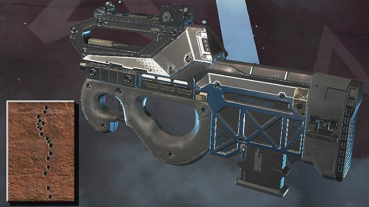 The screenshot above shows the spray pattern of Prowler Burst PDW (medium distance) - SMG in Apex Legends - Weapons - Apex Legends Guide