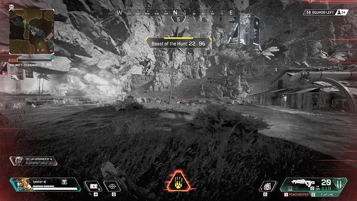 Once activated, the ability improves Bloodhounds senses, giving you a bonus to movement speed and lighting up potential targets - Bloodhound - Technological Tracker | Heroes Apex Legends - Legends - Apex Legends Guide