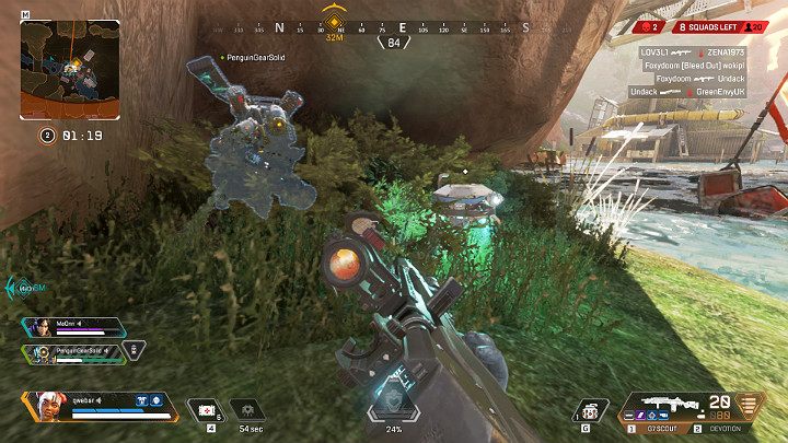 Lifeline summons a healing drone that will automatically start to replenish missing health for all allies that are close to the device - Lifeline - Combat Medic | Heroes Apex Legends - Legends - Apex Legends Guide