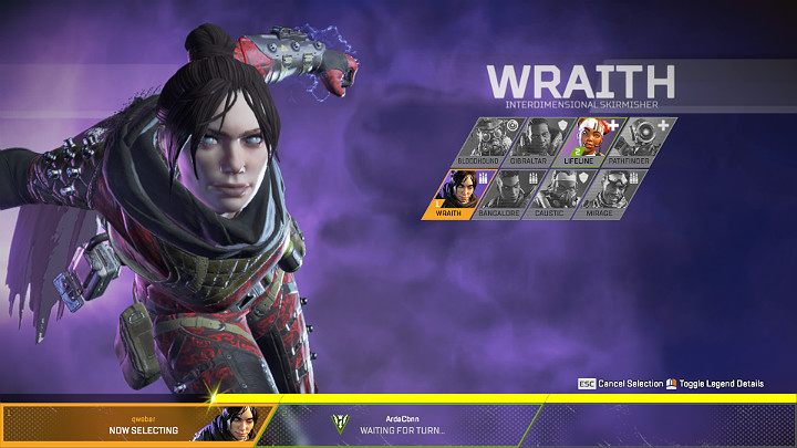 Wraith is an offensive Legend - Wraith - Interdimensional Skirmisher | Heroes Apex Legends - Legends - Apex Legends Guide