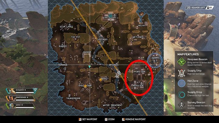 Repulsor is one of the places where you can find High Tier Loot - The best landing spots in Apex Legends - The match and rounds - Apex Legends Guide