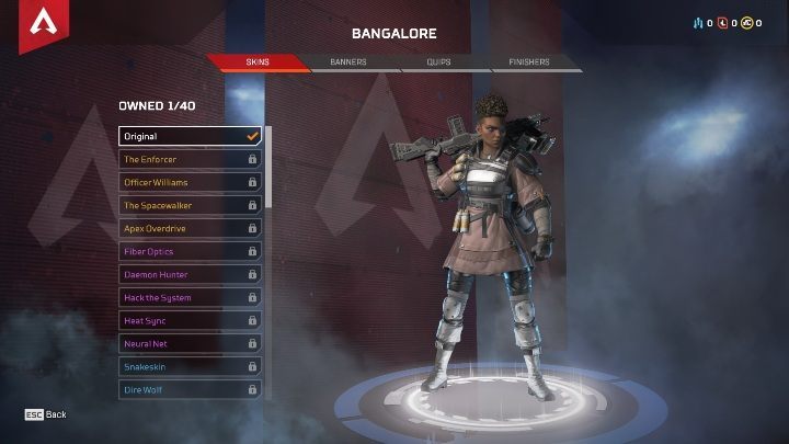 A detailed description of the features and the proposed way of playing this Bangalore can be found on a dedicated guide page - All Legends in Apex Legends - Legends - Apex Legends Guide