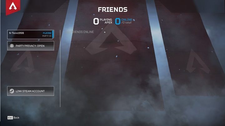 To invite friends, click on the empty area near your character - Can you create your own team in Apex Legends? - Starting tips - Apex Legends Guide