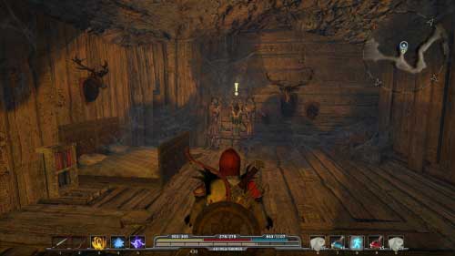 Idac wzdluz korytarza natkniesz sie w pewnym momencie na mala sale z lewej strony (M5, 4) - Four Old Stones - p. 2 - Walkthrough - Arcania: Fall of Setarrif - Game Guide and Walkthrough