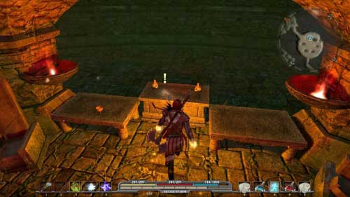 Back on the crossroad and get to the next chamber where you will have to fight with some weaker enemies and demon called Xul' Gurath - Under Water - Walkthrough - Arcania: Fall of Setarrif - Game Guide and Walkthrough