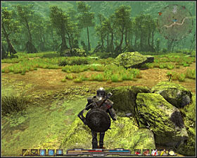 Quest giver: Shakes [Marshlands - Toshoo] - Quests - p. 1 | Marshlands Side Quests - Marshlands - Arcania: Gothic 4 Game Guide