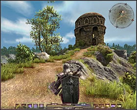 Go south #1 (M5, 2) because, you have to get to the Southern Silverlake - Quests - p. 3 | Silverlake Side Quests - Silverlake - Arcania: Gothic 4 Game Guide