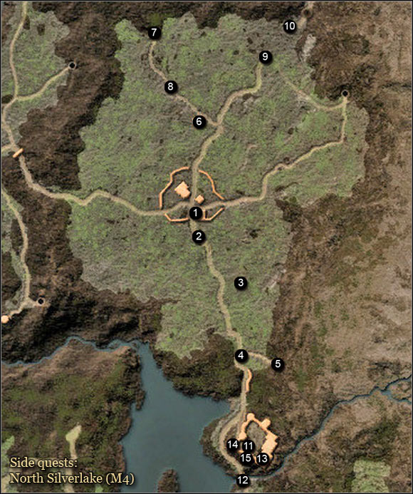 1 - Maps | Silverlake Side Quests - Silverlake - Arcania: Gothic 4 Game Guide