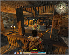 When you will try to enter the tavern by the main entrance, you will be stopped by Grengar #1 - Quests - p. 1 | South Stewark Main Quests - South Stewark - Arcania: Gothic 4 Game Guide