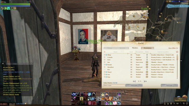 The guild panel. - 4. Guilds, parties, raids - ArcheAge - Game Guide and Walkthrough