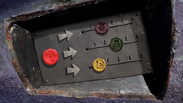 The cannon will fire and the ball will hit the bird - A quill for JeffersANT - Second tower - Armikrog - Game Guide and Walkthrough