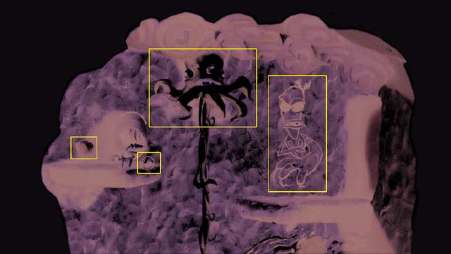 Look at the white silhouette (on the right from the octopus) - Pipe before the towers entrance - Fourth tower - Armikrog - Game Guide and Walkthrough