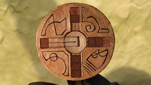 At the beginning move two dark squares from the left arm to the bottom of the cross - Get inside the tower - Second tower - Armikrog - Game Guide and Walkthrough