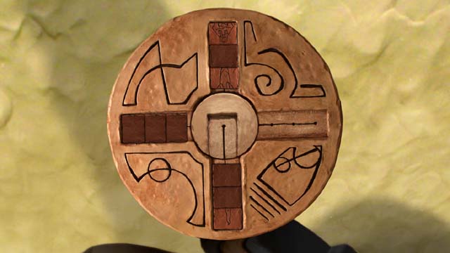 Move two blocking squares from the right arm to the lower arm and the square with pattern from the right arm to the upper arm - Get inside the tower - Second tower - Armikrog - Game Guide and Walkthrough