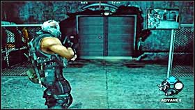 Make sure every single enemy is dead and open the door located behind Habiibs hiding place - Afghanistan | Walkthrough - Walkthrough - Army of Two Game Guide & Walkthrough