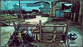 Move on until you see a fuel tank placed behind some bars - China | Walkthrough - Walkthrough - Army of Two Game Guide & Walkthrough
