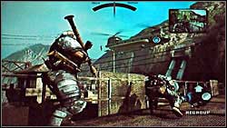 The first case is located near the first closed gate - Intelligence cases | Walkthrough - Walkthrough - Army of Two Game Guide & Walkthrough