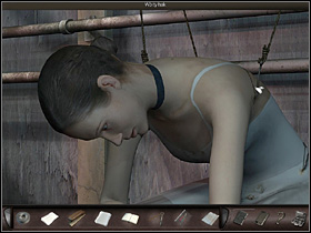 Then Nicole examines the deceased up close (zoom in) - Paris, France, April 15-17, 2008 - Ballet room - April 15-17, 2008 - Art of Murder: Hunt For The Puppeteer - Game Guide and Walkthrough