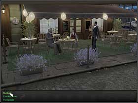 Miss Bonnet goes down to the reception desk, and after finding that theres no one there she goes outside - Paris, France, April 15-17, 2008 - Hotel - April 15-17, 2008 - Art of Murder: Hunt For The Puppeteer - Game Guide and Walkthrough