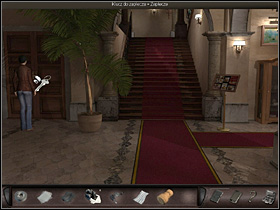 She gets back to the reception desk and heads right to see the small key locker that holds the backdoor key - Paris, France, April 15-17, 2008 - Hotel - April 15-17, 2008 - Art of Murder: Hunt For The Puppeteer - Game Guide and Walkthrough