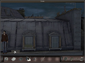 Beneath the window (being part of Jack Duprees apartment; press the door handle symbol; zoom in) Nicole finds out that even though the window is open it is block and cannot be opened wide - Paris, France, April 15-17, 2008 - Jack Duprees Apartment - April 15-17, 2008 - Art of Murder: Hunt For The Puppeteer - Game Guide and Walkthrough