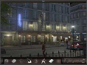 After the adventure Nicole gets back behind the wheel and decides to go back to the hotel - Paris, France, April 15-17, 2008 - Hotel - April 15-17, 2008 - Art of Murder: Hunt For The Puppeteer - Game Guide and Walkthrough