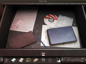 She takes it back to the board and to the chest of drawers standing nearby - Paris, France, April 15-17, 2008 - Marc Taine's Apartment - April 15-17, 2008 - Art of Murder: Hunt For The Puppeteer - Game Guide and Walkthrough