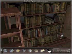 She goes back to the antique seller and asks him about the keys - Azarra, Spain, April 18, 2008 - Antique store - April 18, 2008 - Art of Murder: Hunt For The Puppeteer - Game Guide and Walkthrough