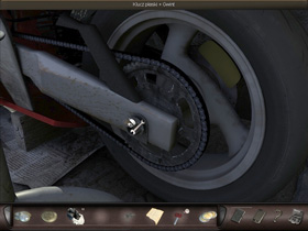 She picks up a nut from the nearby bowl - Azarra, Spain, April 18, 2008 - Antique shop - April 18, 2008 - Art of Murder: Hunt For The Puppeteer - Game Guide and Walkthrough