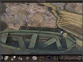 Thats pretty much all she can find here, so she goes back to the gate and takes the rocky path down to the harbor - Marseilles, France, April 19, 2008 - Gate; wall; phone booth; harbor - April 19, 2008 - Art of Murder: Hunt For The Puppeteer - Game Guide and Walkthrough