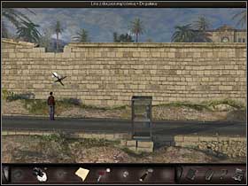 6 - Marseilles, France, April 19, 2008 - Gate; wall; phone booth; harbor - April 19, 2008 - Art of Murder: Hunt For The Puppeteer - Game Guide and Walkthrough