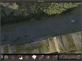 She waits for the aspirin to drop the rock and trigger the doorbell and then climbs over the lowest part of the wall ( - Marseilles, France, April 19, 2008 - Gate; wall; phone booth; harbor - April 19, 2008 - Art of Murder: Hunt For The Puppeteer - Game Guide and Walkthrough