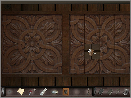 The goal of this puzzle is to create two identical ornaments by moving pieces of the one with the missing square - Marseilles, France, April 19, 2008 - Louis Carnots mansion - April 19, 2008 - Art of Murder: Hunt For The Puppeteer - Game Guide and Walkthrough