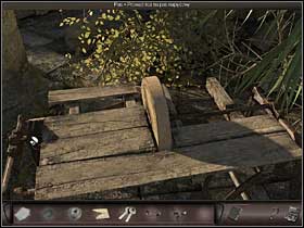 This time Manuel hands her the belt (it hangs from the grating of first window to the left) - Montoute Mansion, Cuba, April 21, 2008 - Hacienda; Village; Shamans house - April 21, 2008 - Art of Murder: Hunt For The Puppeteer - Game Guide and Walkthrough