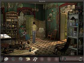 With the brushes fitting the fan Nicole heads to the shamans house and installs them into the fan, then activates the device - Montoute Mansion, Cuba, April 21, 2008 - Hacienda; Village; Shamans house - April 21, 2008 - Art of Murder: Hunt For The Puppeteer - Game Guide and Walkthrough