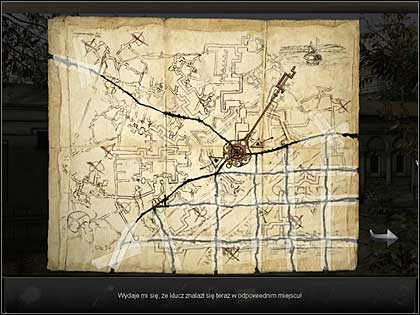 In order to set the route Nicole needs the dagger and the key, still hidden within the casket she took with her when leaving the hotel - Paris, France, April 23, 2008 - Montmartre Cemetery - part 1 - April 23, 2008 - Art of Murder: Hunt For The Puppeteer - Game Guide and Walkthrough