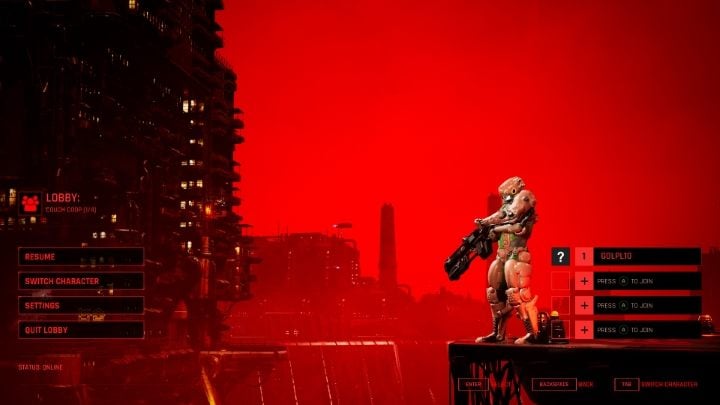 You can play co-op locally (on one device) or online - The Ascent: Co-op mode - what does it look like? - FAQ - The Ascent Guide