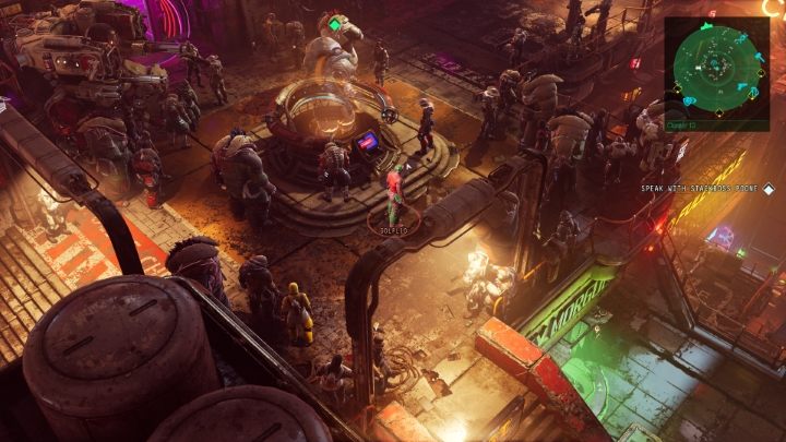 The mini-map shows a lot of valuable information. - The Ascent: Beginners guide - Basics - The Ascent Guide