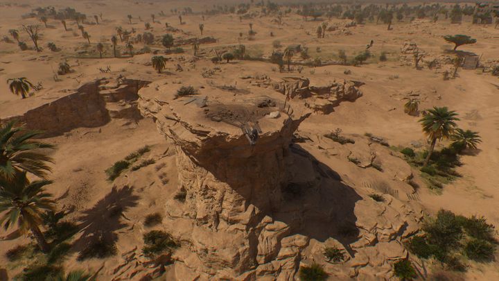 Along the way to this story-related area, we recommend visiting the Oasis found north-east from the Excavation Site - AC Mirage: How to find Excavation Site? - AC Mirage: FAQ - AC Mirage Guide