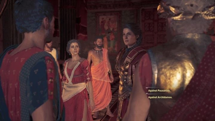 Then you can accuse one of the kings that he is a Cultist of Kosmos - Pausanias is guilty one - AC Odyssey: The Cultist King - Main Storyline - Assassins Creed Odyssey Guide