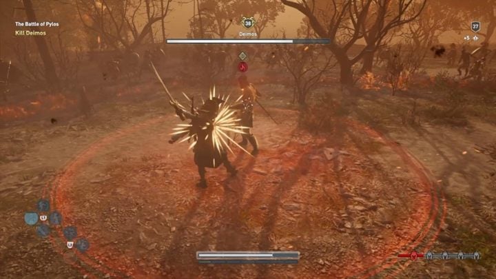 After a while, Deimos will appear and a fight awaits you - AC Odyssey: The Cultist King - Main Storyline - Assassins Creed Odyssey Guide