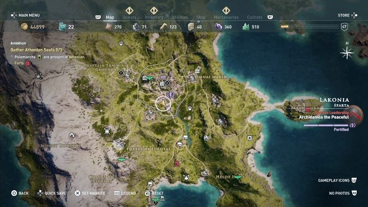 Assassin's Creed Odyssey Lakonia: how to complete the side quests