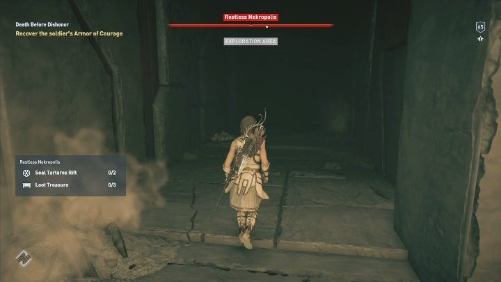 Your task is to reach Restless Nekropolis - AC Odyssey Fate of Atlantis: Lost and Found - Episode 2 - Torment of Hades - Assassins Creed Odyssey Guide