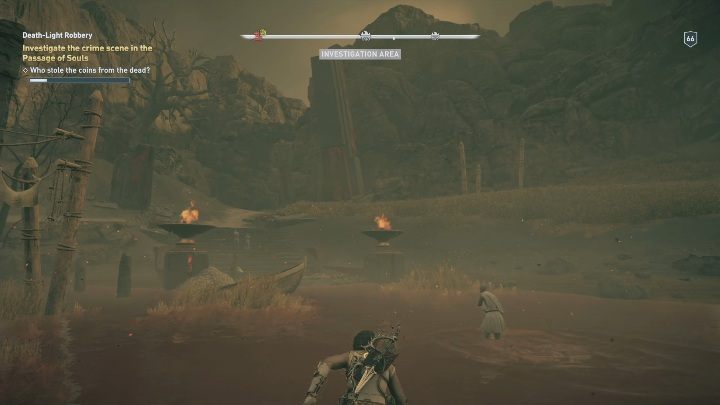 After talking with Charon, you will go to the crime scene to find out what happened - AC Odyssey Fate of Atlantis: Lost and Found - Episode 2 - Torment of Hades - Assassins Creed Odyssey Guide