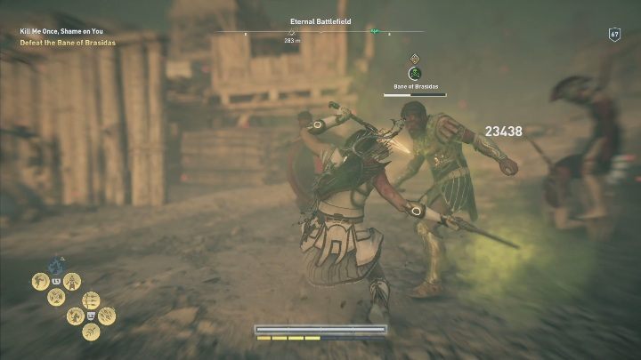 This mission is to defeat Bane of Brasidas - AC Odyssey Fate of Atlantis: Lost and Found - Episode 2 - Torment of Hades - Assassins Creed Odyssey Guide