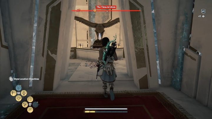The most important chest (containing knowledge) in this location is in the small room - AC Odyssey Fate of Atlantis: The Tinia Archive - Archives - Assassins Creed Odyssey Guide