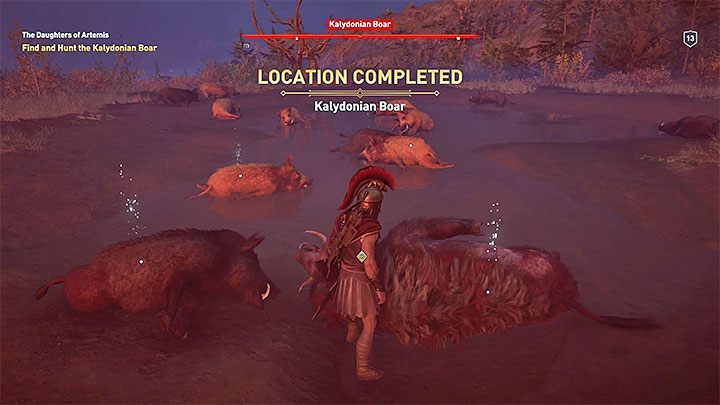 When talking to Daphnae, you can decide to eliminate the Kalydonian Boar - AC Odyssey: Master of the Hunt Trophy - Trophy Guide - Assassins Creed Odyssey Guide