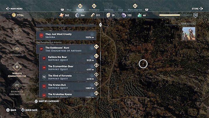 After winning the battle and unlocking the trophy, you can return to Daphnae - AC Odyssey: Master of the Hunt Trophy - Trophy Guide - Assassins Creed Odyssey Guide