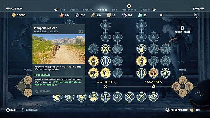 Predator Shot (Hunter tree) - An excellent ability when you want to eliminate enemies with a bow - AC Odyssey: Unlocking abilities - Tips - Assassins Creed Odyssey Guide